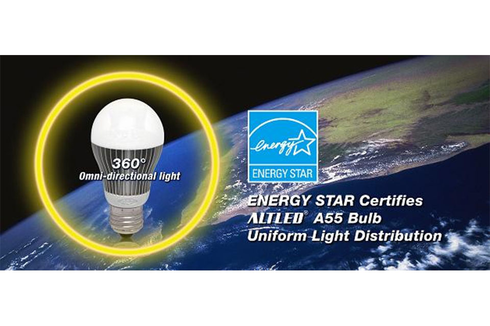 ALTLED A55 s Energy Efficiency and Quality Certified by Energy